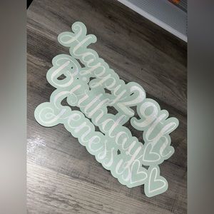 Customized Birthday Topper